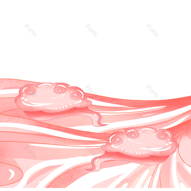 装饰图片,中国风元素,云纹PNG,云朵素材免抠素材